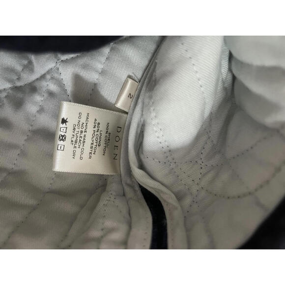 Doen Parker Toggle Jacket, Blue Quilted Denim - Picture 4 of 4